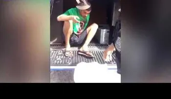 VIDEO IMPACTANTE: Un preso brasileño con un machete clavado en la cabeza no se inmuta
