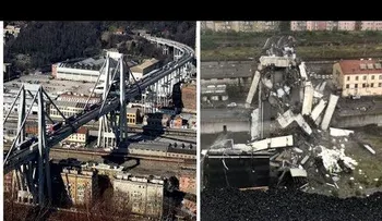Videos dramáticos caída de puente Génova en Italia; 35 muertos