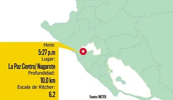 Vídeo de imágenes del sismo de 6.2 en Nicaragua