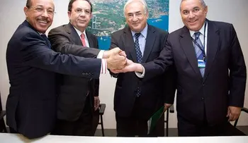 Héctor Valdez Albizu participa en reunión anual del FMI y el Banco Mundial