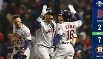 Astros toman ventaja frente Boston: Justin Verlander lanzó seis entradas completas