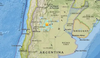 Un sismo de magnitud 5,6 sacude Córdoba, Argentina