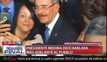 "Tate tranquilo, hablaré más adelante", le dice Danilo a periodistas 