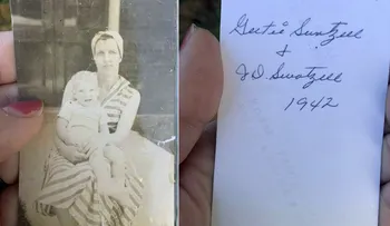 Una vieja fotografía vuela 209 kilómetros desde una casa destruida por los tornados en Kentucky y al poco tiempo consiguen encontrar a sus dueños