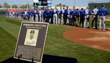 Los Reales de Kansas recuerdan al fallecido Yordano Ventura 