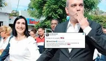La frase viral del presidente Abinader a su amada esposa Raquel Arbaje 