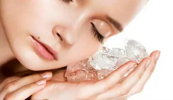 Hielo en tu rutina de belleza