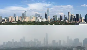 Tras el desfile militar, el cielo azul de Beijing se desvanece