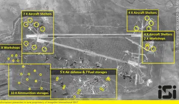 Antes y después: así quedó la base siria tras el ataque