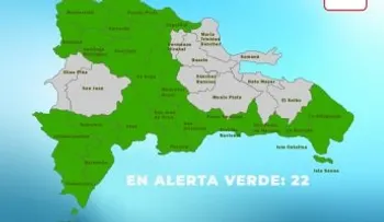 COE extiende alerta verde a 21 provincias y el Distrito Nacional por vaguada