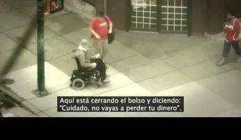 (Video): Policía se hace pasar por discapacitado y se lleva una grata sorpresa... 
