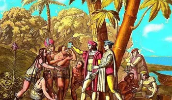 Los españoles engañaban a los indios cambiándole espejitos y cuentas de colores por oro: Leyenda Negra