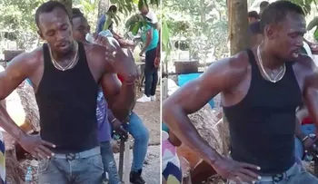 Usain Bolt cavó con sus propias manos la tumba de su amigo Germaine Mason