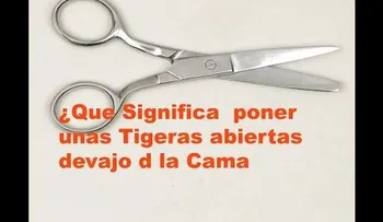 La técnica muy antigua de colocar una tijera debajo del colchón