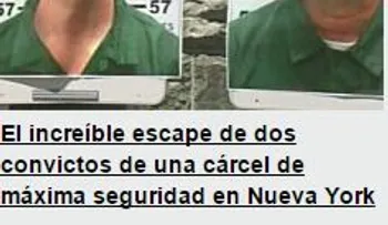 100 mil dólares por información dos presos escaparon cárcel de NY  