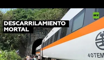 Se descarrila tren en Taiwán: 51 personas muertas y 146 heridas 