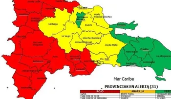 Casi toda la República Dominicana está en alerta por huracán Matthew 