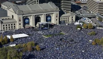 Kansas City festeja el campeonato de los Reales