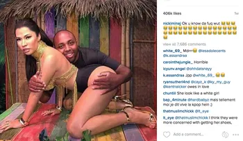 La polémica figura de cera de Nicki Minaj y la propuesta un sitio porno