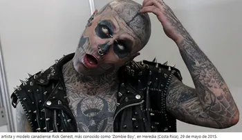 El modelo 'Zombie Boy' deja un místico mensaje antes de quitarse la vida a los 32 años