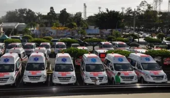 Taiwán entrega a RD 80 ambulancias para el Sistema 911