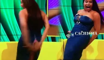 La mujer que se le rompió vestido ahora tiene más seguidores  (VIDEO)