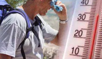 Calor sofocante; temperaturas de 35 grado