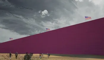 Un estudio mexicano diseña para Trump un muro rosa con una cárcel para 11 millones de personas