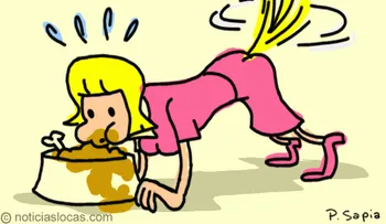 ¡Una mujer come alimento para perros durante un mes!