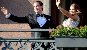 Princesa de Suecia se casa con banquero de NY