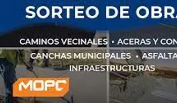 Obras Públicas realiza sorteo de 18 obras en SPM por un monto superior a los 134 millones de pesos