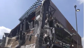 Derrumbe en centro comercial de Ciudad de México