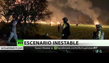 Imágenes de una nueva explosión en un ducto en México por toma clandestina de combustible