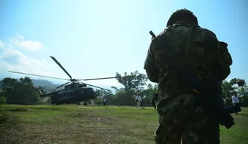 Localizan helicóptero militar que desapareció con 16 personas a bordo