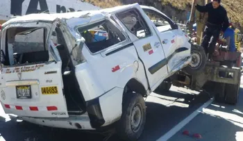 Un muerto y cuatro heridos en accidente 