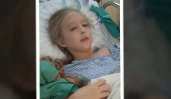 Niña de ocho años lucha contra el cáncer de seno