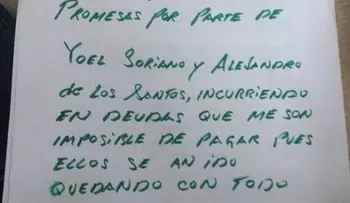 Me deje llevar de la promesas...par de ladrones, escribió arquitecto que se suicidó
