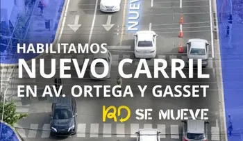 DIGESETT e INTRANT estrenan carril en la Ortega y Gasset para mejorar la movilidad