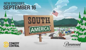 "South Park" cambia su nombre a "South América" en nueva burla a la ola de cambios de nombre de Trump