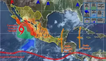México ya siente la fuerza de la tormenta tropical Javier