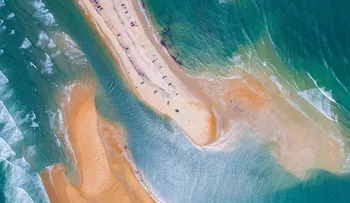 Aparece una nueva isla frente a la costa de Carolina del Norte