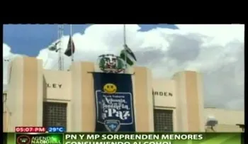 PN sorprende a 30 menores consumiendo alcohol en SPM