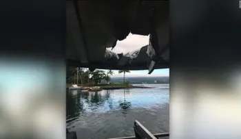 Hawai: bomba de lava deja 23 heridos al caer sobre un barco turístico