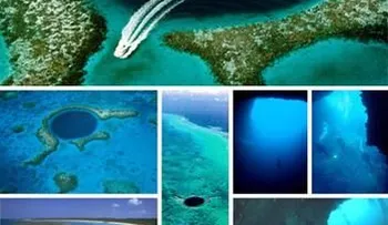 Impresionante caída bajo el agua 