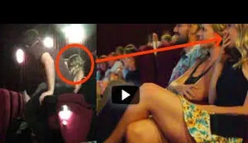 Ella pensó que su novio iba al baño del cine, pero lo que hizo a escondida la hizo llorar 