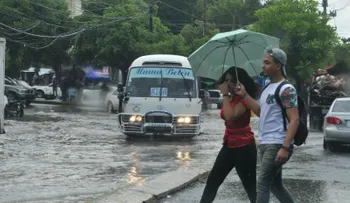Indomet alerta por aguaceros fuertes y tormentas eléctricas este lunes en República Dominicana