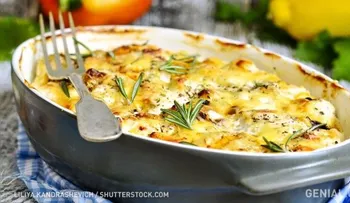 Horneado de pechuga de pollo: carne y guarnición, 2 en 1 y buen provecho