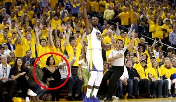 Rihanna vs Kevin Durant: triples, miradas e insultos al borde del campo en la final de la NBA