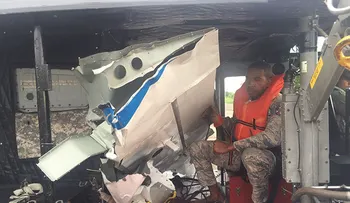 Encuentran algunos restos de avioneta desaparecida; pero los tripulantes no han sido contactados