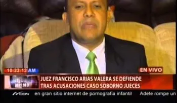 Juez Arias Valera niega sea cabecilla de red de sobornos a jueces